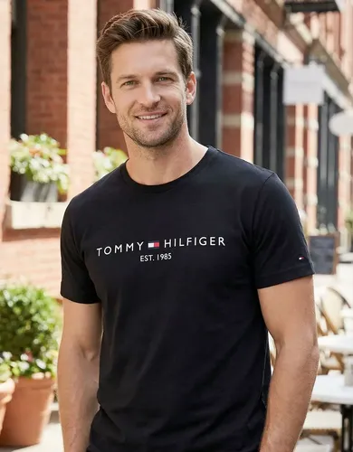Camiseta Tommy Hilfiger Masculina Logo Algodão | MercadoLivre