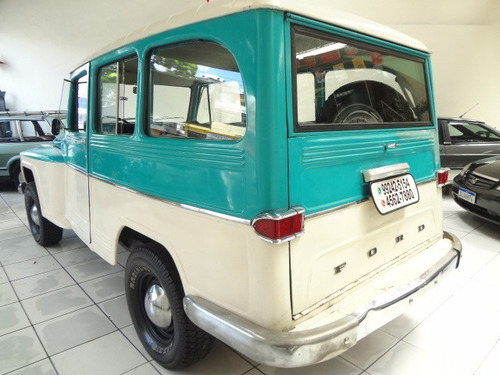 Ford Rural 1973 6cc 4x2 Gasolina * Câmbio Em Baixo