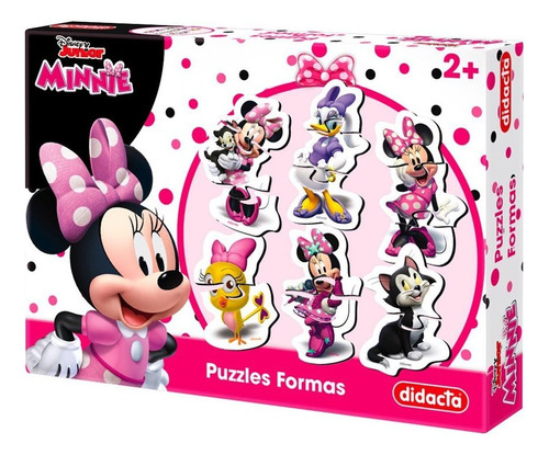 6 Puzzles Formas Didacta Diseño Minnie