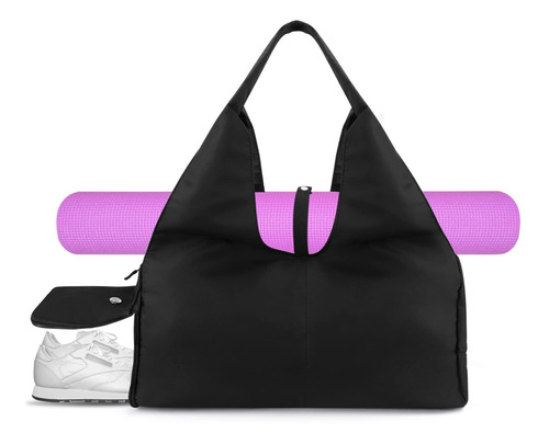 Bolsa Gimnasio Para Mujer Yoga Compartimento Zapato