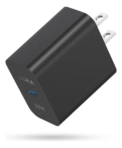 Cargador Tipo C 20w Carga Rápida Compatible Con iPhone 1hora Colo...