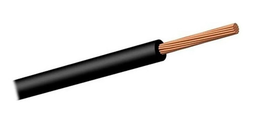 Imagen 3 de 4 de Cable Eléctrico Thw Negro 25 Metros Calibre 8 Ad-5976 Adir