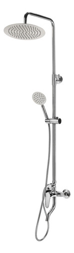 Regadera de baño ducha columna exterior monocrontol torre cromada teleducha femmto