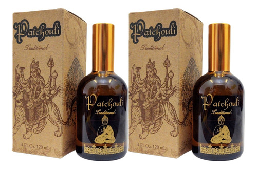 Kit 2 Perfumes Patchouli - Pachuli Tradicional Concentrado