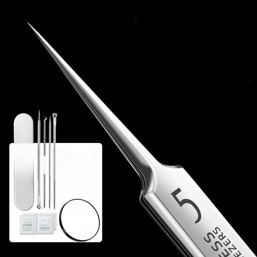 Clip Celular Supersharp Con Espejo Pequeño Y Aguja Para Acné
