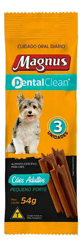 Petisco Cães Pequeno Porte Dental Clean Magnus 54g