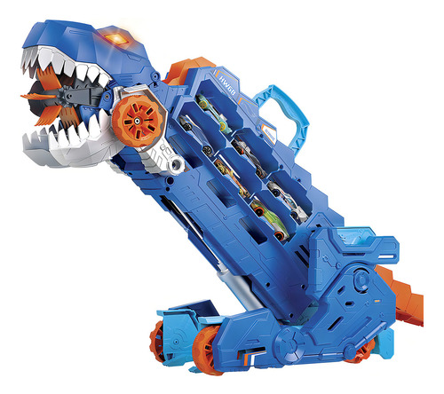 Hot Wheels City Pista De Juguete Súper Remolque De T-rex Multicolor