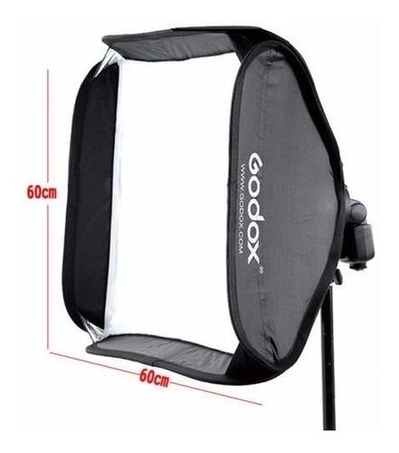Softbox Godox 60x60cm Flash Portátil Inc. Bracket Elinchrom