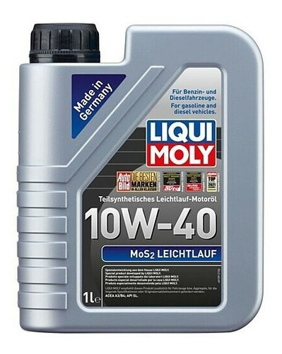 Aceite 10w-40 Liqui Moly Mos2 Leichtlauf 1 Litro
