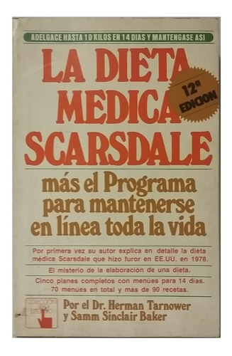 La Dieta Médica Scarsdale, Salud Y Nutrición, Tarnower Baker