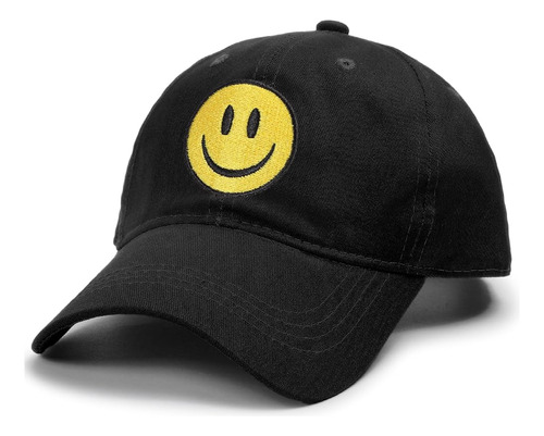 Gorra De Beisbol Con Cara Sonriente Sombrero De Papa Lavado