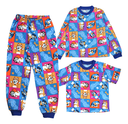 Pijama Para Niños Set De 3 Piezas 2 Playeras Y Pantalón