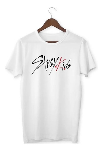 Remera Stray Kids Logo Korea Aesthetic Kpop Adultos Y Niños 