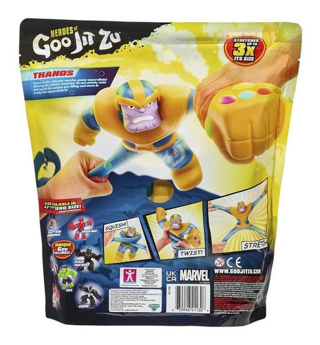 Imagen 5 de 5 de Figura Goojitzu Marvel Thanos De Lujo Bandai