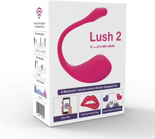 Lush 2 By Lovense Vibrador Con Aplicación Bluetooth Y Wifi