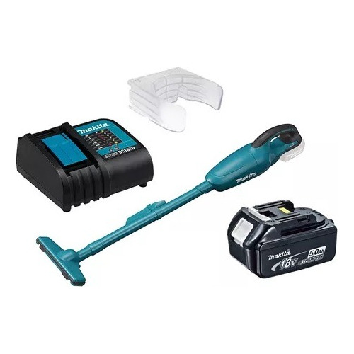 Aspirador De Pó A Bateria 18v 5ah Dcl180z Makita C/ Bateria