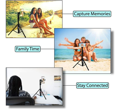 Imagen 4 de 6 de Selfie Stick & TriPod Fugetek, Integrated, Portable Duty