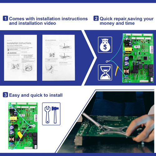 Placa De Control Soobool Wr55x10942c Para Refrigerador Ge