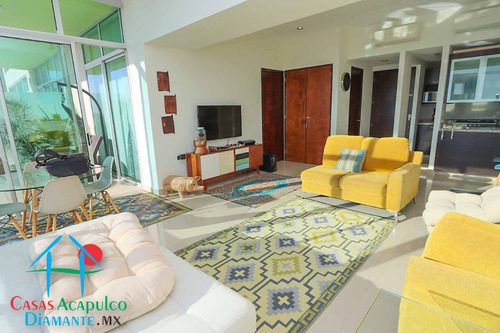 Cad Laguna Aqua 1003. En Copropiedad. Terraza Con Vista Al Campo De Golf
