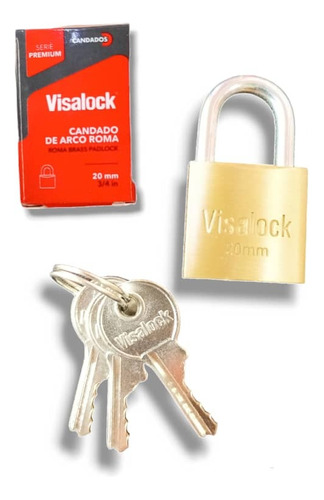 Candado 20mm Visalock (fabricante Cisa)(tienda Física)