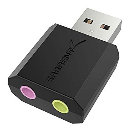 Sabrent Adaptador De Sonido Estéreo Externo Usb Para Windows