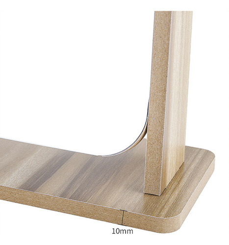 Espejo De Madera De Sobremesa Espejo De Madera Giratorio Con