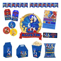 Comprar Kit Imprimible Candy Bar Sonic N°1 Personalizado 