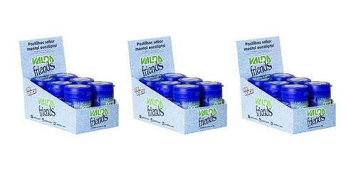 Valda Friends Pastilha Pote 50g (kit C/03)