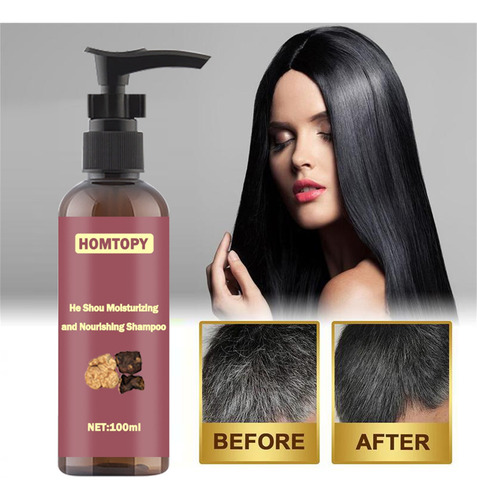 Shampoo Refrescante Nutritivo Polygonum Multiflorum Para Coc