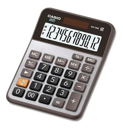 Calculadora De Escritorio Casio Mx-120b 12 Dig Pila/solar