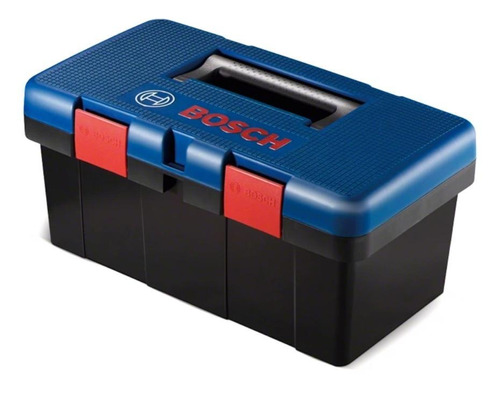 Caja de herramientas Bosch 1 600 A01 2XJ de plástico 19.5cm x 42.7cm x 23.2cm negra y azul
