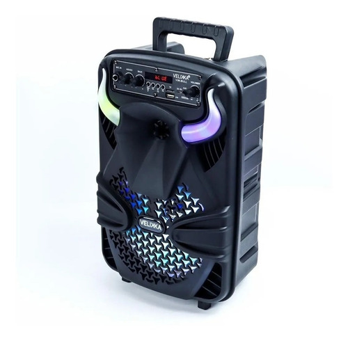 Imagen 4 de 4 de Parlante Bluetooth Velikka Con Luces Y Control Remoto Cuotas