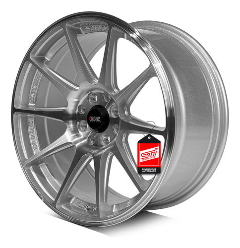 Jogo Roda Xxr 527 Aro 17x8 4x108 Et35 Prata 5fivex
