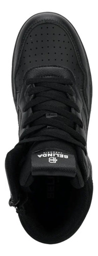 Tenis Casual Tipo Bota Belinda Peregrin Dama Urbano 1184214 Antiderrapante Agujetas