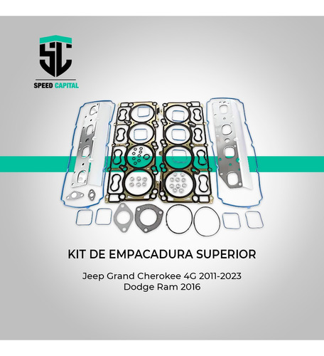 Empacadura Superior Jeep Grand Cherokee 4g 2011-2023