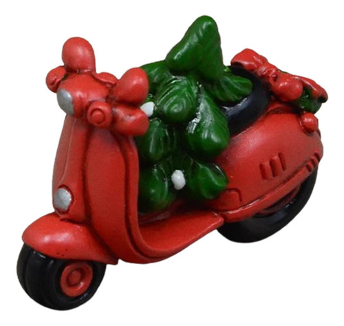 3 Modelo De Motocicleta Navideña Roja Modelo De Motocicleta