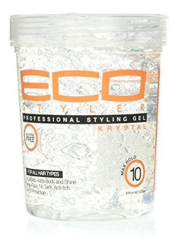 Gel Para Cabello - Gel De Peinado Eco Styler Krystal 32 Oz