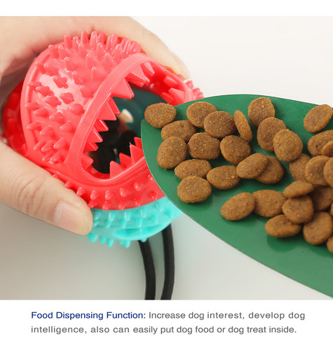 Pelota De Entrenamiento Dog Bite: Juguete Multifunción Para