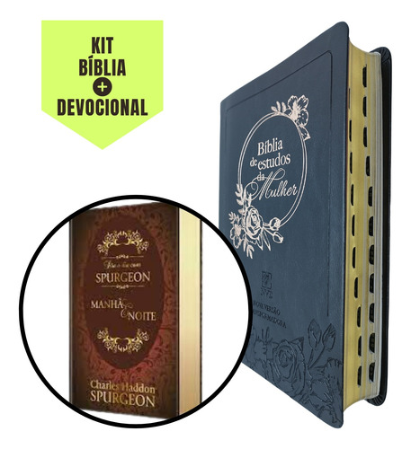 Biblia Sagrada Feminina + Devocional Dia A Dia Com Spurgeon