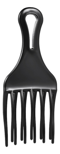 Para Peineta Afro Hair Pick Para Hombre Y Mujer, Color Negro