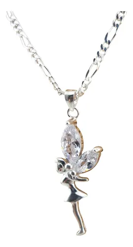 comprar Colgante Hada Plata Con Circones Mas Cadena Mujer