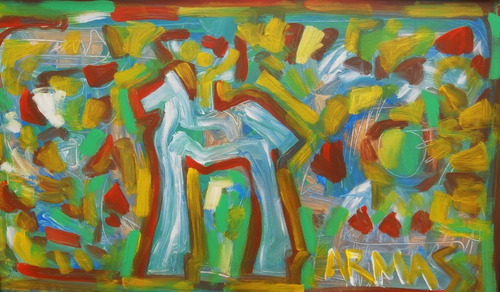 Enrico Armas Año 2016 - Acrilico S/lienzo - 57x95 Cms