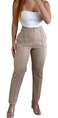 Pantalon Formal Estilo Sara Mujer/ Tela Sofia Confección Nac