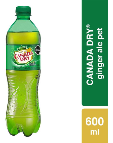 Refresco Ginger Ale Canada Dry 600ml