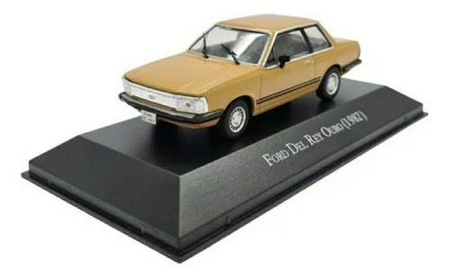Miniatura Ford Del Rey Ouro 1982 1:43 Carros Inesqueciveis
