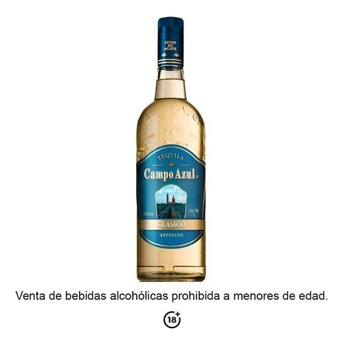 Tequila Campo Azul Reposado Duo 750ml