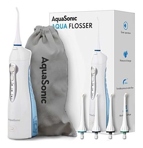 Aquasonic Aqua Flosser - Hilo Dental De Agua Recargable Prof