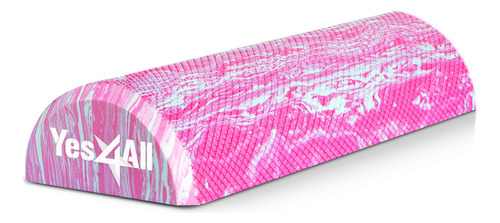 Rodillo De Espuma Yes4all Eva Media Espalda 30/91 Cm Yoga Pi Mármol Unicornio De 12 Pulgadas