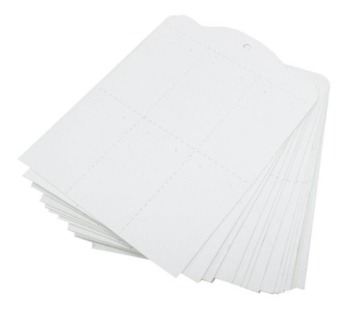 1000 Cartelas De Papel De Destacar P/ Brinco 17,5 X 14,5 Cm