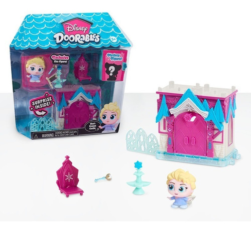 Juguete Muñeca Doorables Mini Playset Elsa